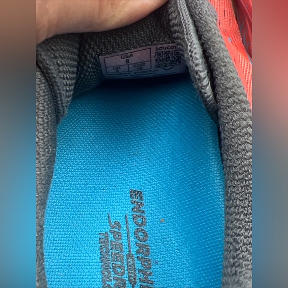 Saucony Endorphin Shift 3 Women’s Sneakers Size 8 Running Shoe Coral/Shadow - Picture 10 of 14